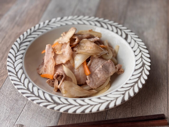 味噌だれ炒め物