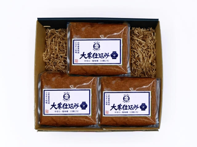 味噌まとめ買い化粧箱入り