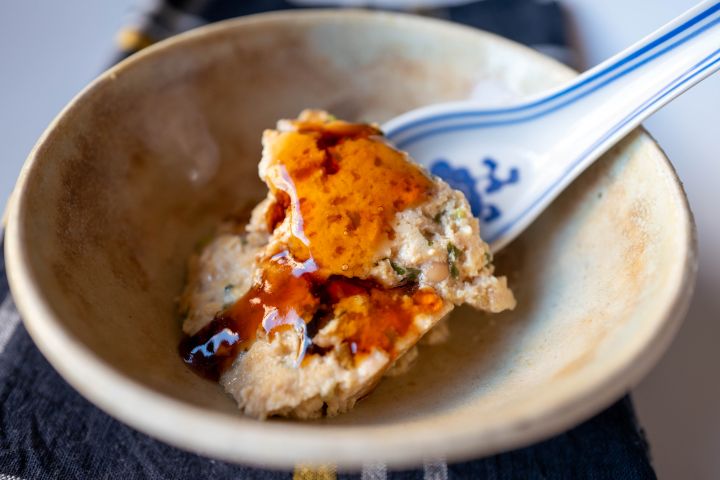 味噌香る蒸し豆腐